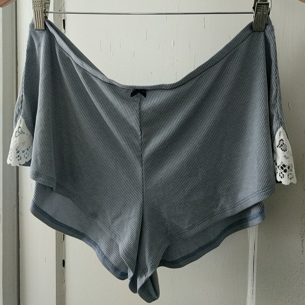 Victoria's Secret Ribbed Sleep Shorts L